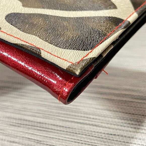 Miche Classic Bag Shell Giraffe Print Red Faux Patent Leather Animal Print - Picture 6 of 6